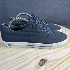 SeaVees Hermosa Plimsoll Sneakers Mens Size 8‎ Brown Canvas Shoes